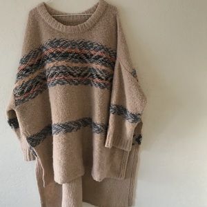 FREE PEOPLE WOOL PONCHO